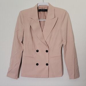 Zara double-breasted blazer size 4